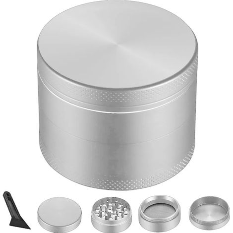 Pollenmühle Für Gewürze, Kräuter Und Kaffee – 4-teiliges Set Mit Pollenschaber
