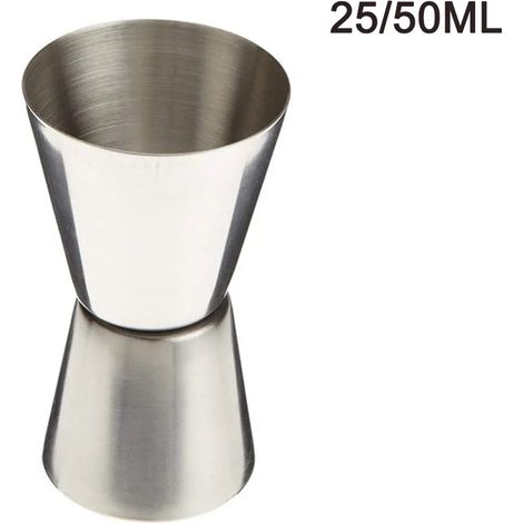 Doppelter Messbecher Aus Edelstahl Für Bar-cocktails, Shaker 25/50 Ml