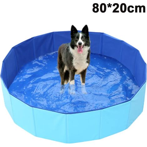 Hundepool, Große Hundebadewanne, Faltbarer Haustierpool (8020 Cm)