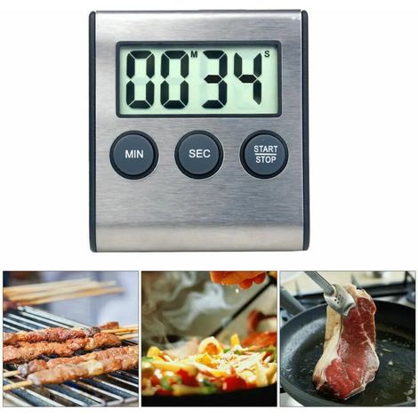 Kurzzeitwecker, Küchenwecker, Stoppuhr, Eieruhr, Digitaler Küchenwecker