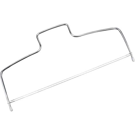 Tortenausstecher Aus Edelstahl Mit Zwei Drähten, Höhenverstellbarem Fuß, Spülmaschinenfest, 3 Cm, Silberfarben