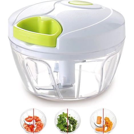 Manueller Zerkleinerer Für Gemüse, Obst, Nüsse Und Zwiebeln, Handbetriebener Fleischwolf, Mixer, Küchenmaschine