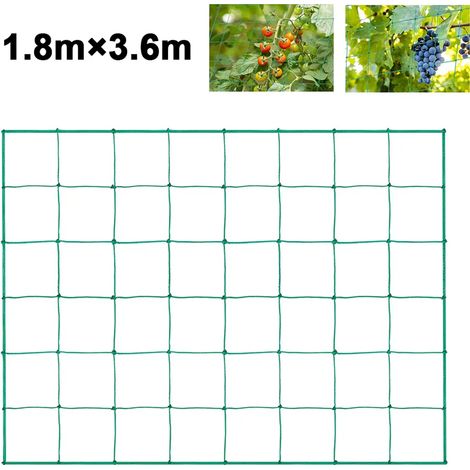 Hochwertiges Ranknetz Für Den Anbau Von Gurken, Tomaten Und Kletterpflanzen (1,8 X 3,6 M)