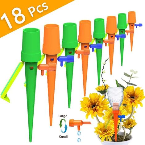 18-teiliges, Verstellbares Automatisches Bewässerungssystem Für Gartenpflanzen, Blumen Und Zimmerpflanzen – Ideal Zum Bewässern Während Ihres Urlaubs