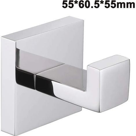 Handtuchhaken Aus Edelstahl, Handtuchhalter, Bademantelhalter, Kleiderständer, Universalhaken, Wandmontage, Verchromt