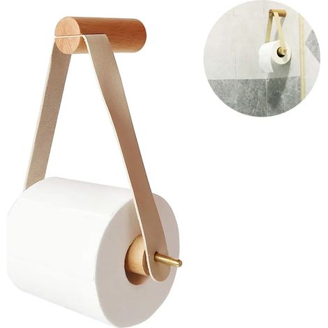 Nordischer, Kreativer Toilettenpapierhalter Aus Holz, Toilettenpapierspender, Badezimmeraufbewahrungsbox, Badezimmeraccessoires