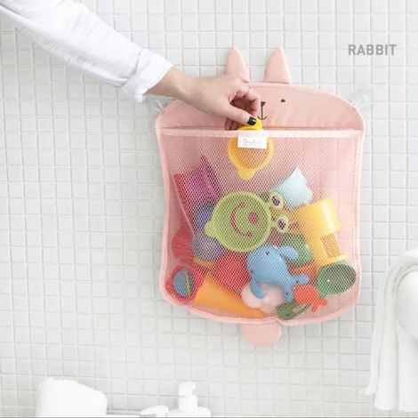 Großes Aufbewahrungsnetz Für Badespielzeug Mit Extra Starken Saugnäpfen, Für Kinder- Und Babybadewannen, Keine Bohrungen Zur Installation Erforderlich.