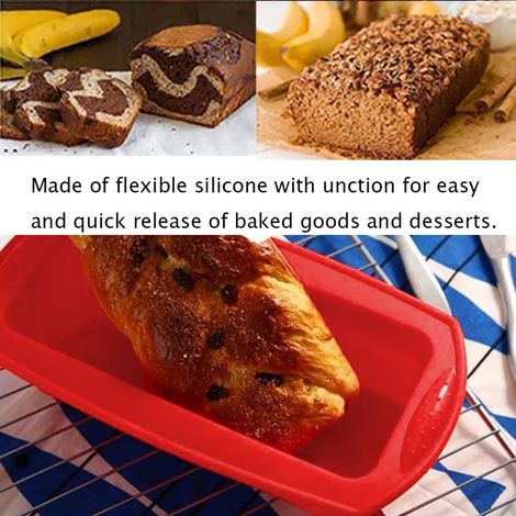 Silikon-backform-set, Kuchenform, Tarteform, Quadratisch