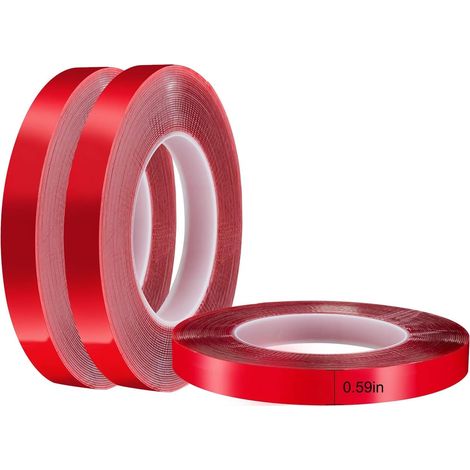 10 Meter Langes, Doppelseitiges Acryl-hochleistungsklebeband (3er-pack). Witterungsbeständig Für Den Innen- Und Außenbereich, Hält Schwere Gegenstände Sicher Bei Hitze Und Kälte.