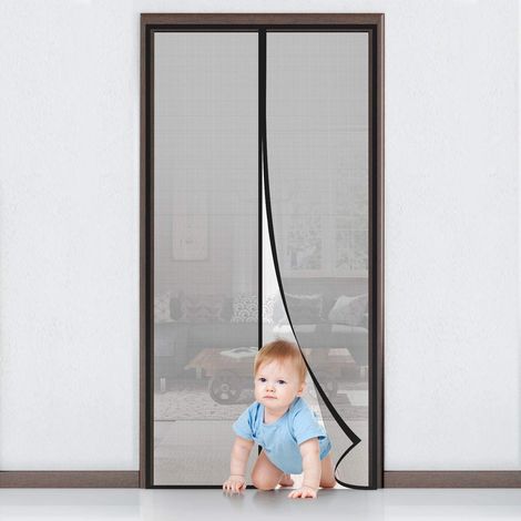 Magnetischer Moskitonetz-vorhang 90 X 210 Cm, Fiberglas, Für Schlafzimmer Und Wohnzimmer, 1 Stück