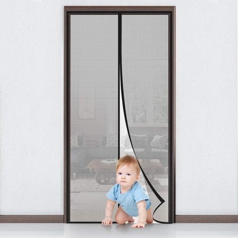 Magnetischer Moskitonetz-vorhang 90 X 210 Cm, Fiberglas, Für Schlafzimmer Und Wohnzimmer, 1 Stück