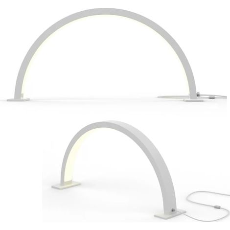 Halbmondförmige Led-lampe Für Kosmetikstudios, Schönheitssalons, Maniküre-studios, Büros, Wohnungen, Geschäfte, Arbeitstische Und Schreibtische