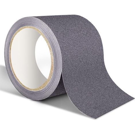 2,5 Cm X 20 M Antirutsch-sicherheitsband, Hochfeste Antirutschstreifen Für Treppen Im Innen- Und Außenbereich, Schwarz