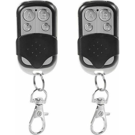 4-tasten-klon-duplikator, Universell 433 Mhz, Schwarz, Mit Schlüsselring Für Garagentor-fernbedienung, Elektrische Funkfernbedienung