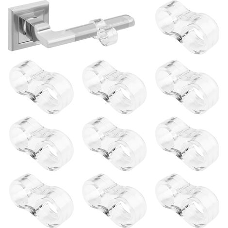10 Stück Transparente Türgriffstopper, Stoßdämpfer Für Tür- Und Fenstergriffe