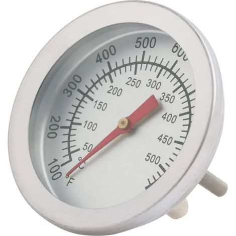 Smoker-grill Aus Edelstahl Mit Thermometer Und Temperaturanzeige, 50-500 °c