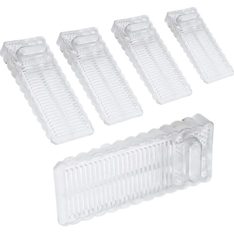 Türstopper Aus Gummi, Sicherheitskeil, Türstopper Aus Gummi, Kompatibel Mit Allen Bodenarten Und Teppichen, Robust, Für Türrahmen (5 Stück)