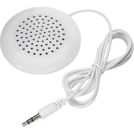 Mini-tragbarer Lautsprecher, Mini-hifi-lautsprecher Mit 3,5-mm-klinkenanschluss, Reise-stereo-lautsprecher Für Mp3-, Mp4-, Cd-player Und Mobiltelefone (weiß)