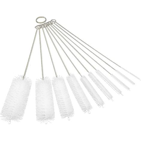 Packung Mit 10 Reinigungsbürsten Für Strohhalme Und Schläuche.