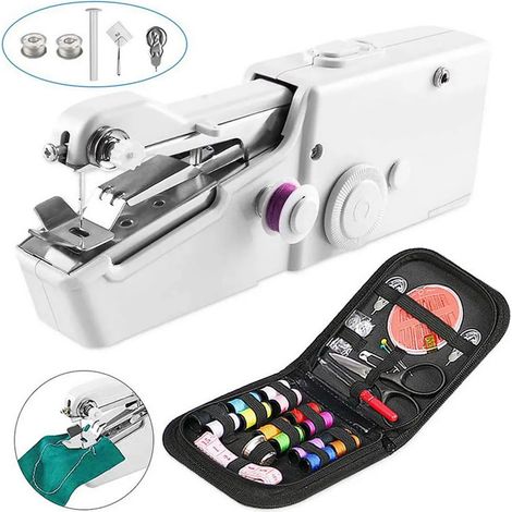 Mini-nähmaschine Für Anfänger, Tragbare, Leichte Nähmaschine, Nähset Für Zuhause Und Reisen