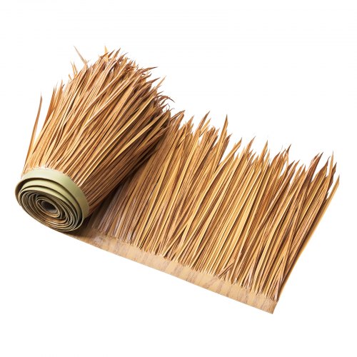 VEVOR Künstliches Strohdach, 40x100 cm, mexikanischer Stil, Strohdachrolle aus PE, Palmdach, Reetdach, Ideal für Terrassen-, Pool-, Strand-,