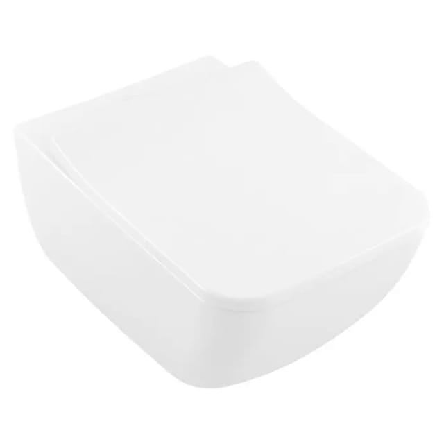 Villeroy&boch - Tiefspül-WC Venticello 375x560x340mm rechteckig wandhängend Abgang waagerecht Direct-Flush, Weiß Alpin