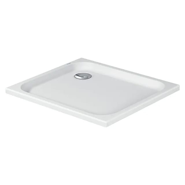 D-Code Duschwanne 750x900x85mm, Rechteckig, Weiß glänzend, aus Sanitäracryl, Ablauf Ecke, Höhe 85mm - Duravit