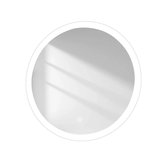 Badspiegel mit Beleuchtung Rund Badezimmerspiegel (ф70cm, Warmweißes/Kaltweißes/Neutrales Licht, Touch-Schalter, Beschlagfrei,