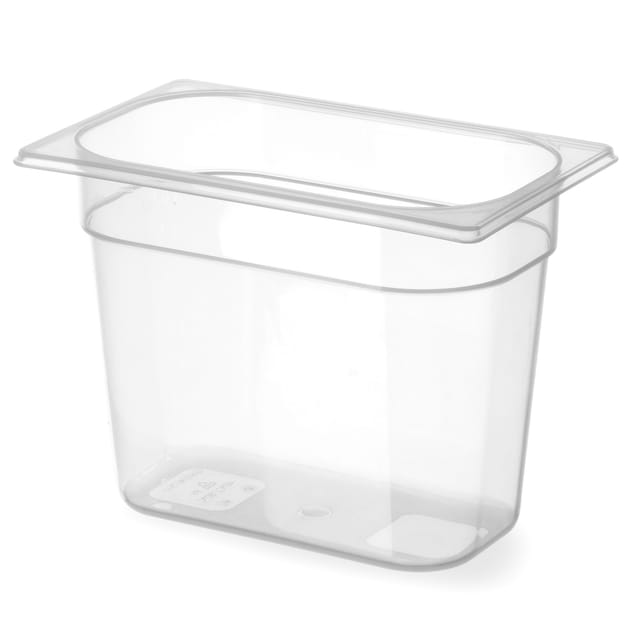 Hendi - Gastronorm-Behälter 1/4, Profi Line, gn 1/4, 5,5L, Transparent, 265x162x(H)200mm