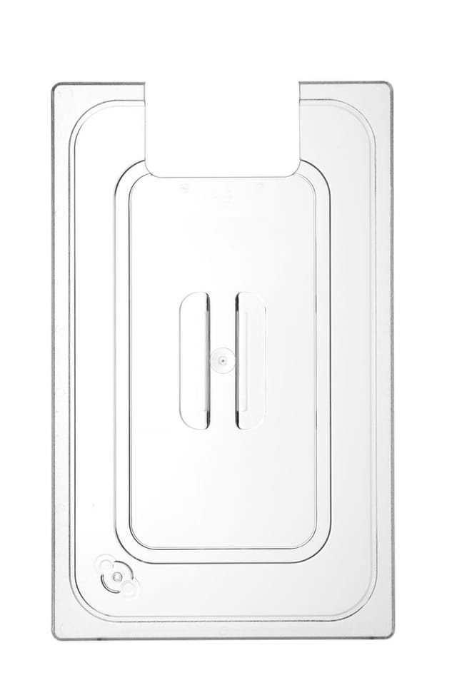 Gastronorm-Deckel mit Sous-Vide-Stick-Aussparung, gn 1/1, Transparent, 530x325mm - Hendi