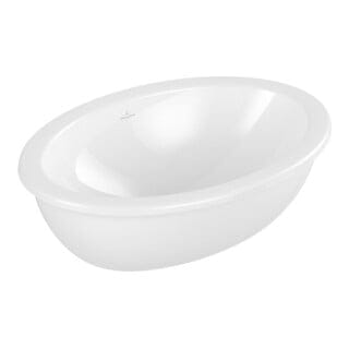 Villeroy & Boch Loop&Friends - Unterbauwaschbecken, 56x38 cm, mit Überlauf, CeramicPlus, alpinweiß 4A5500R1