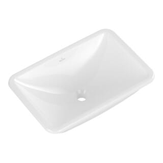 Villeroy&boch - Loop&Friends - Unterbauwaschbecken, 54x34 cm, ohne Überlauf, CeramicPlus, alpinweiß 4A5701R1