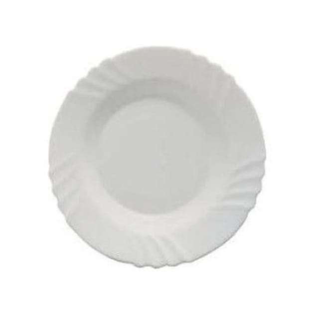 Weißer Dessertteller 20 cm, Modell Ebro, Referenz HAE01003
