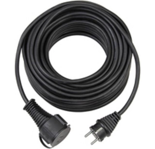 Brennenstuhl - 1161420 Strom Verlängerungskabel Schwarz 5.00 m H05RR-F 3G 1,5 mm²