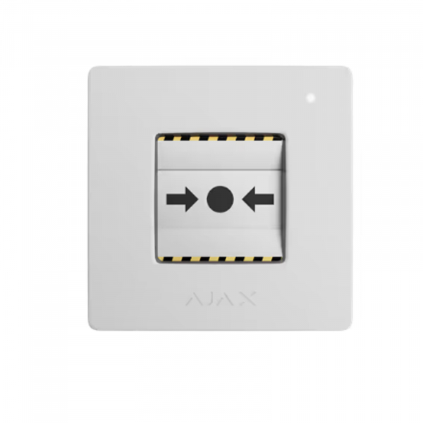 Ajax 87645.171.nc1 Manualcallpoint Juwelier Weißer Programmierbarer Drahtloser Handtaster Für Alarme Und Notfallszenarien