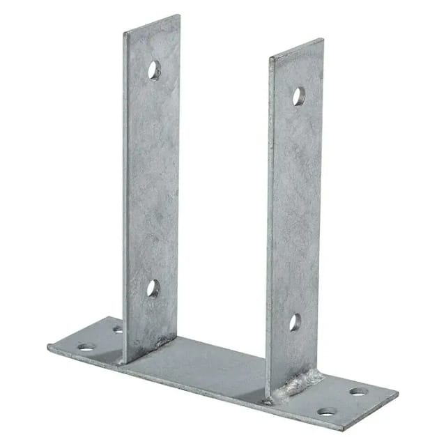 GAH - Pfostenträger C-Form zum einbetonieren 91x50x210 mm Stahl feuerverzinkt