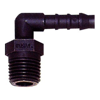 Riegler - Winkel-Einschraubstutzen, r 1/4 a., für Schlauch lw 4 mm, pa 6