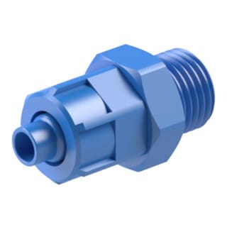 Gerade Einschraubverschraubung g 3/8 a., für Schlauch 8/6 mm, pom - Riegler
