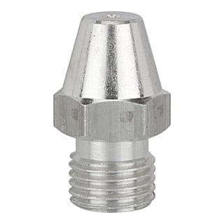 Riegler - Stand.düse ø1,5 mm, M12x1,25, Blaspistolen Alu/Alu-Druckguss ver.