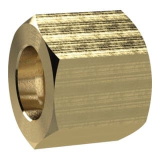 Riegler - Sechskant-Überwurfmutter, g 1/4, für Tüllengröße lw 9, ms
