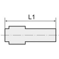 Riegler - Einschraub-Stutzen pom, g 1/8, für Schlauch-Außen-Ø 6 mm Bild 2