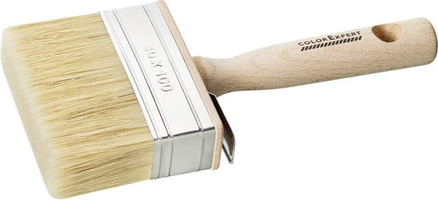 Color Expert - Flächenstreicher 30 x 100 mm Malerpinsel helle Borste fsc für große Flächen