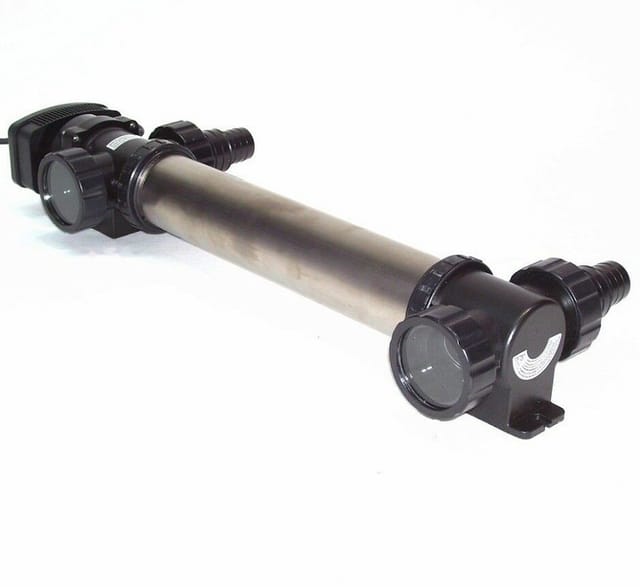 Apex - 55008 Edelstahl uvc Teichklärer 72W Wasserklärer Lichtfilter Vorklärgerät Koi