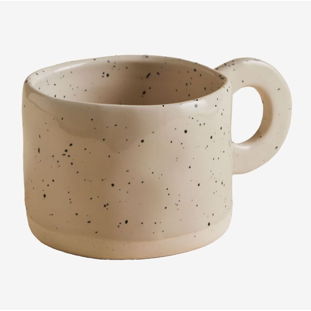 Kaffeetasse 28 cl aus Steingut Demyr Gardenia Weiß - Sklum
