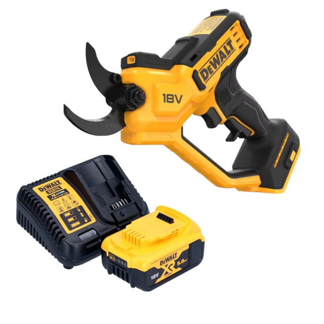 Dcmpp 568 P1 Akku Astschere 18 v 38 mm + 1x Akku 5,0 Ah + Ladegerät - Dewalt