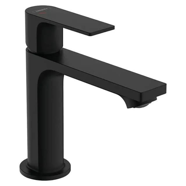 Hansgrohe - Rebris e - Waschtischarmatur mit Ablauf, CoolStart, EcoSmart, schwarz matt 72551670