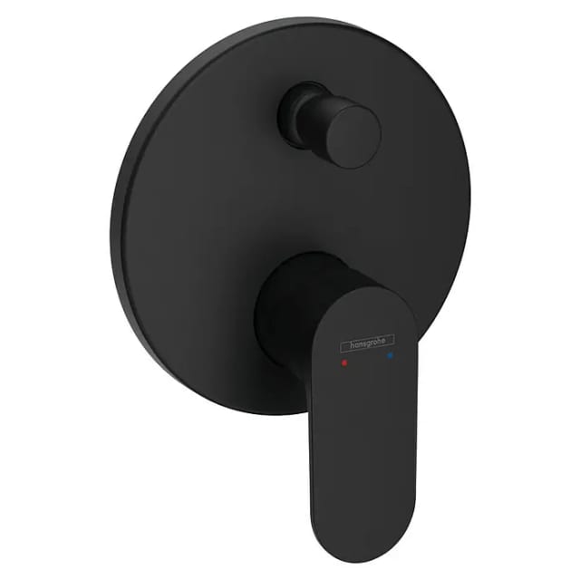 Rebris s - Unterputz-Badewannenarmatur, schwarz matt 72466670 - Hansgrohe