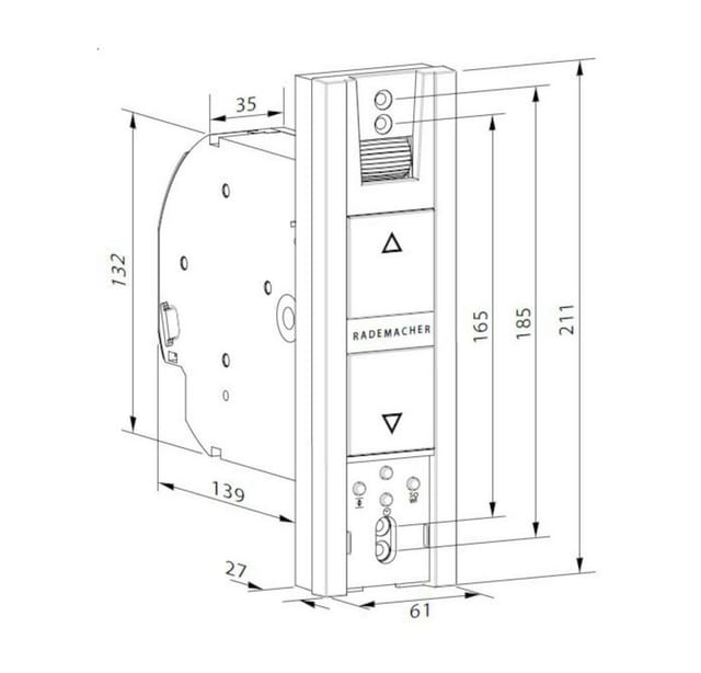 RolloTron Basis 1100 Unterputz ultraweiß (für Maxi-Gurt) Nr. 18234519