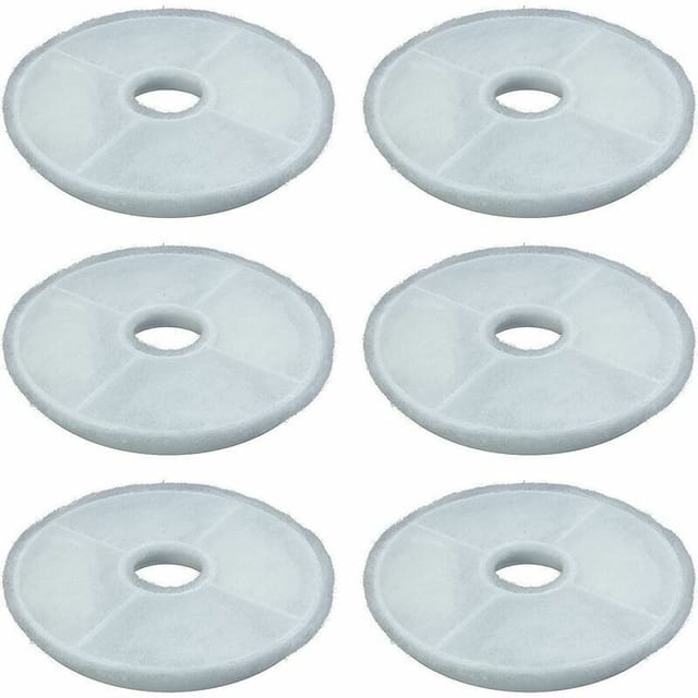 Jalleria - Staubsauger-Zubehörfilter, kompatibel mit Catit Design Senses-Brunnen und Catit-Blumenbrunnen, 6er-Pack
