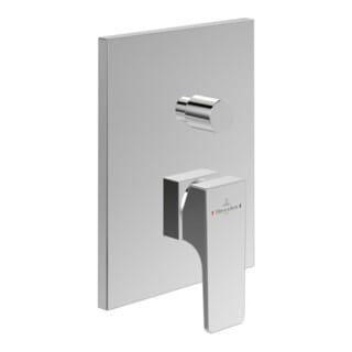 Villeroy&boch - Villeroy und Boch Unterputz-Armatur TVS12500300061 Architectura Square 150x190x54mm Chrom
